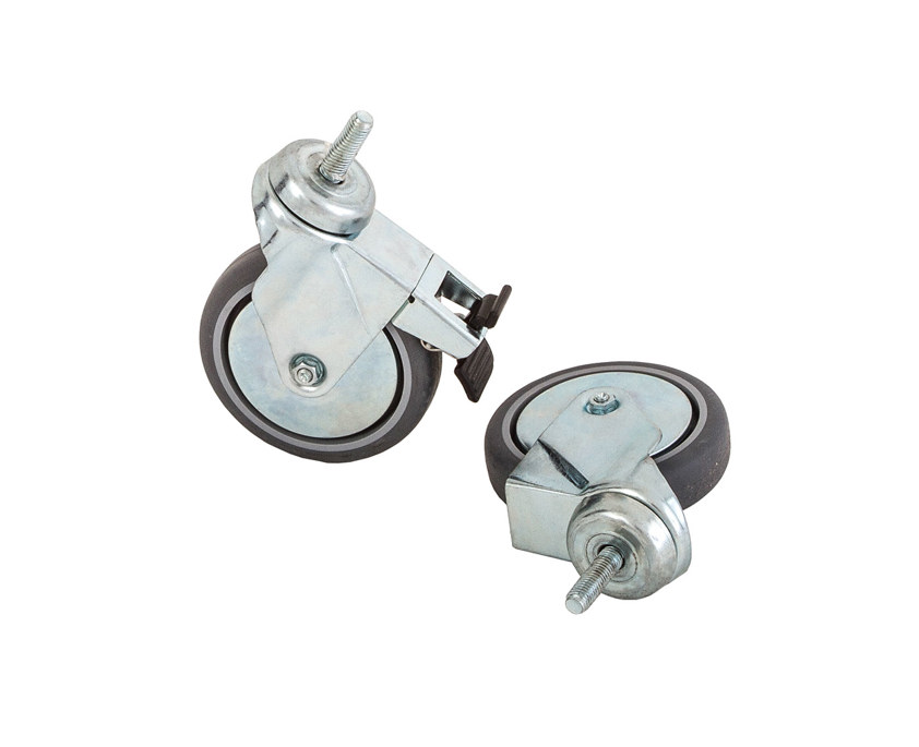 Chrome Wire Accessories - Anti-Static Castors for Warehouses