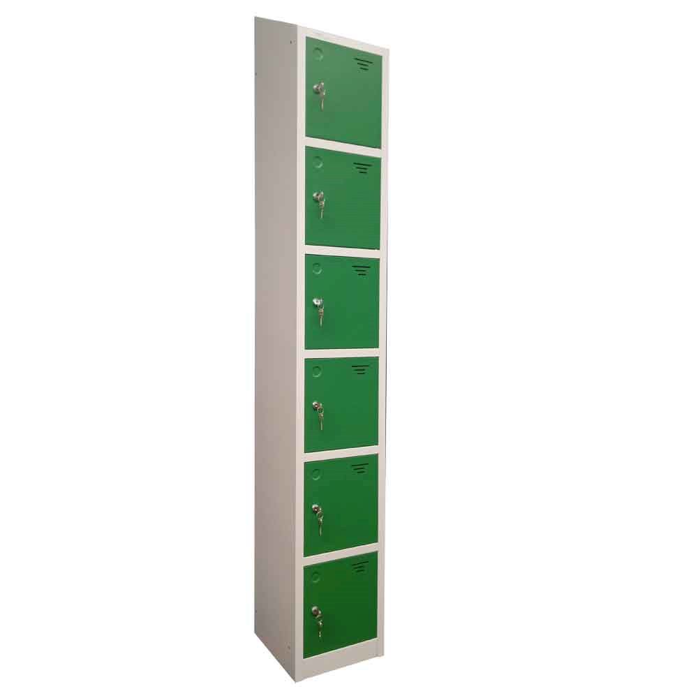 Champion 6 Door Steel Sloping Top Locker 1950H