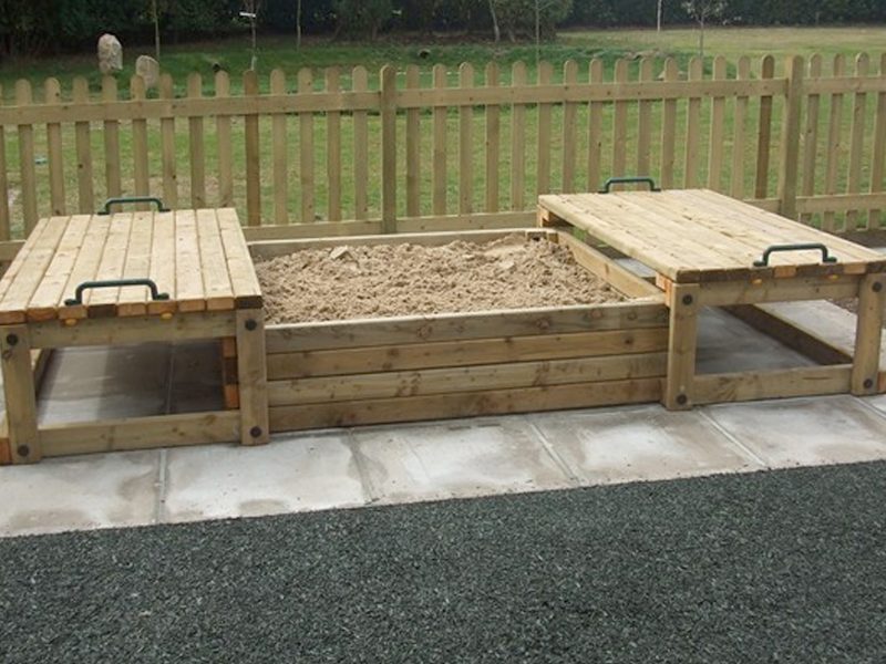 Suppliers Of Sand Pit with sliding lids