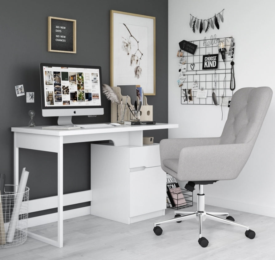 Providers Of Bridport White Gloss Home Office Desk Huddersfield