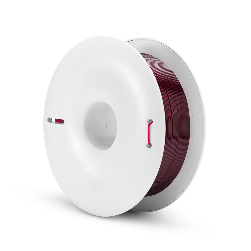 fiberlogy PET-G Transparent Burgundy coloured 1.75mm 850gms Spool 3D printing filament