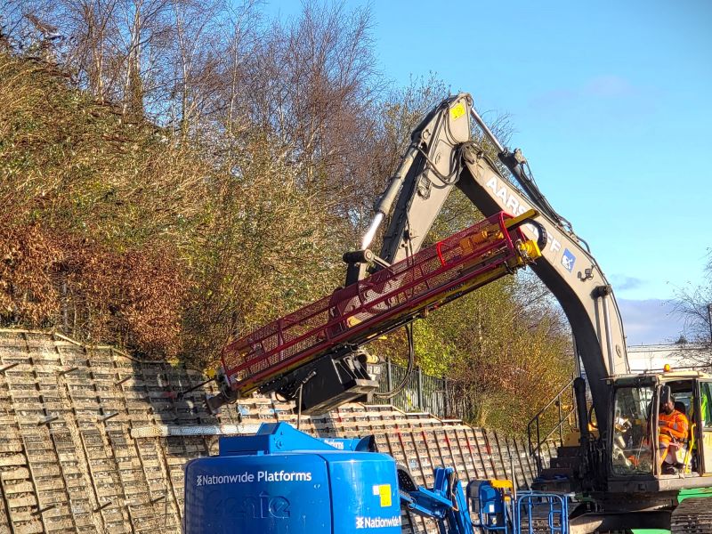 Installing Soil Nails and Gabion Baskets