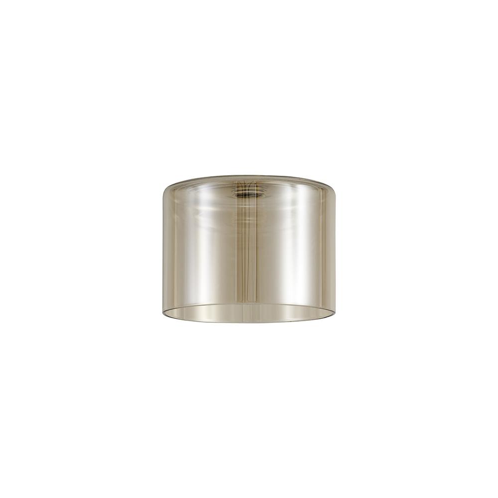 Luxuria Apex 150x110mm Short Cylinder (A) Cognac Glass Shade