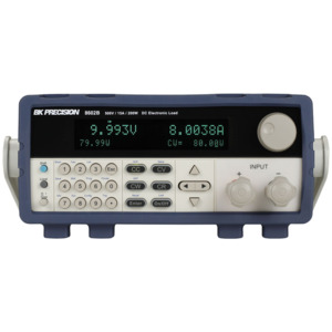 B&K Precision 8602B DC Electronic Load, 200 W, 500 V, 15 A, No GPIB, 8600 Series