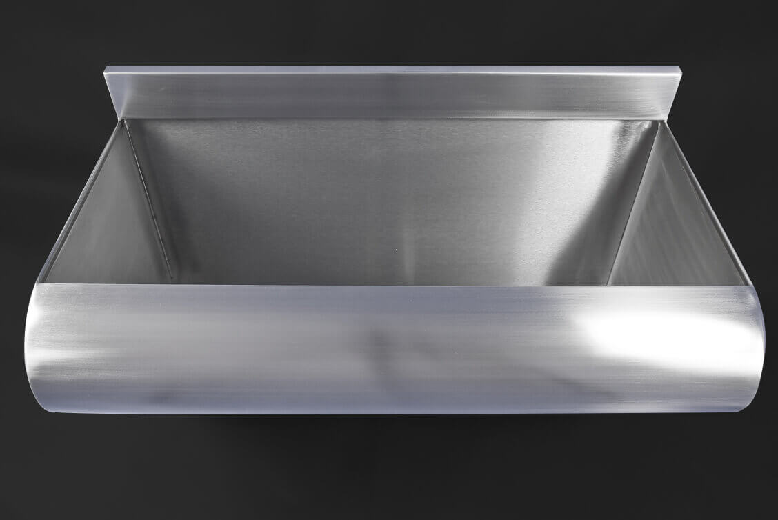 Stainless Steel Wash Troughs With Integral Waste Grate For Nurseries