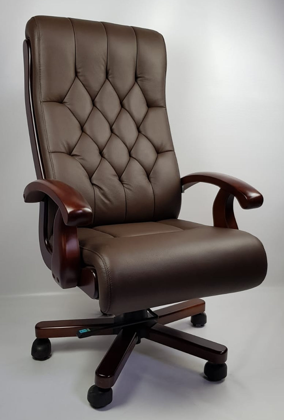 Providers Of Brown Leather Chesterfield Executive Office Chair - CHA-WS-917 North Yorkshire