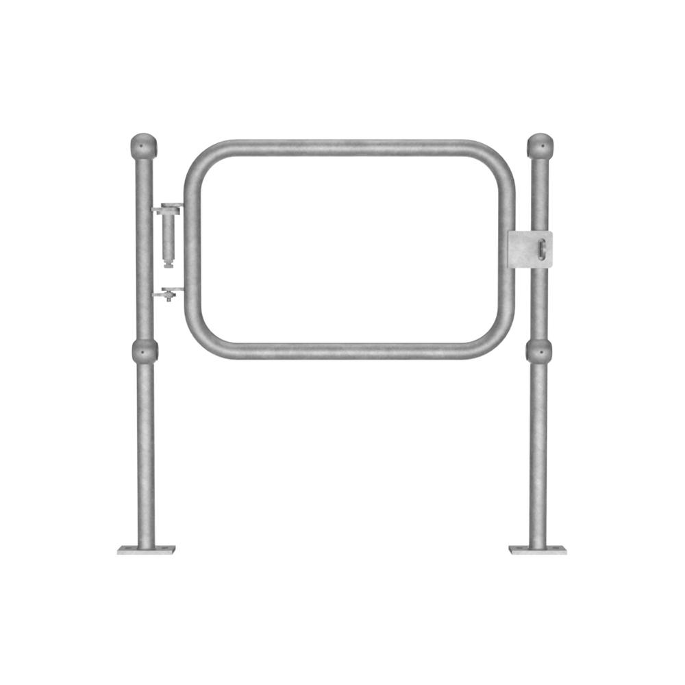 Galv 48.3mm L/H Self-Closing GateHeight 1100mm x 1070mm Post Centres