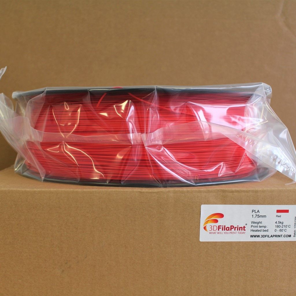 4.5Kg 3D FilaPrint Red Premium PLA 1.75mm 3D Printer Filament