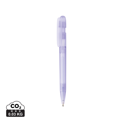 DEVIN GRS CERTIFIED RABS PEN CLEAR TRANSPARENT in Purple.