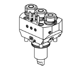 QUICK CHANGE MTSK rear-set driven tool VDI50 DIN5480