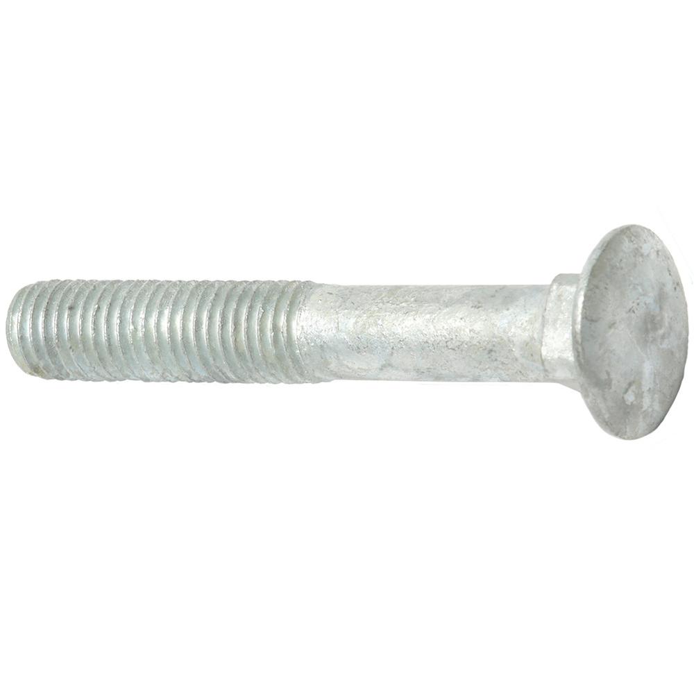 M10 x 75mm Cup Square Bolt Galvanised