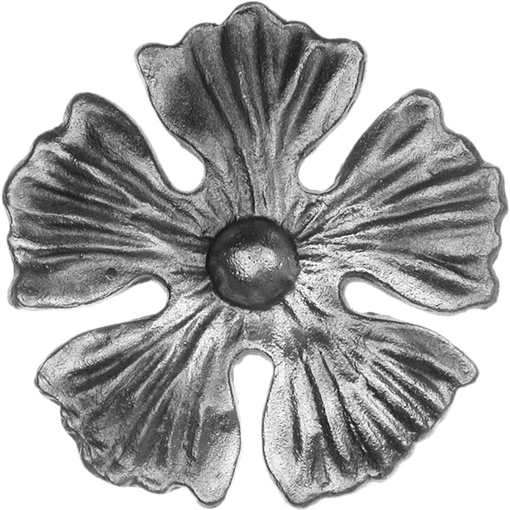 Cast Steel Flower - Diameter 115mm Cast Steel