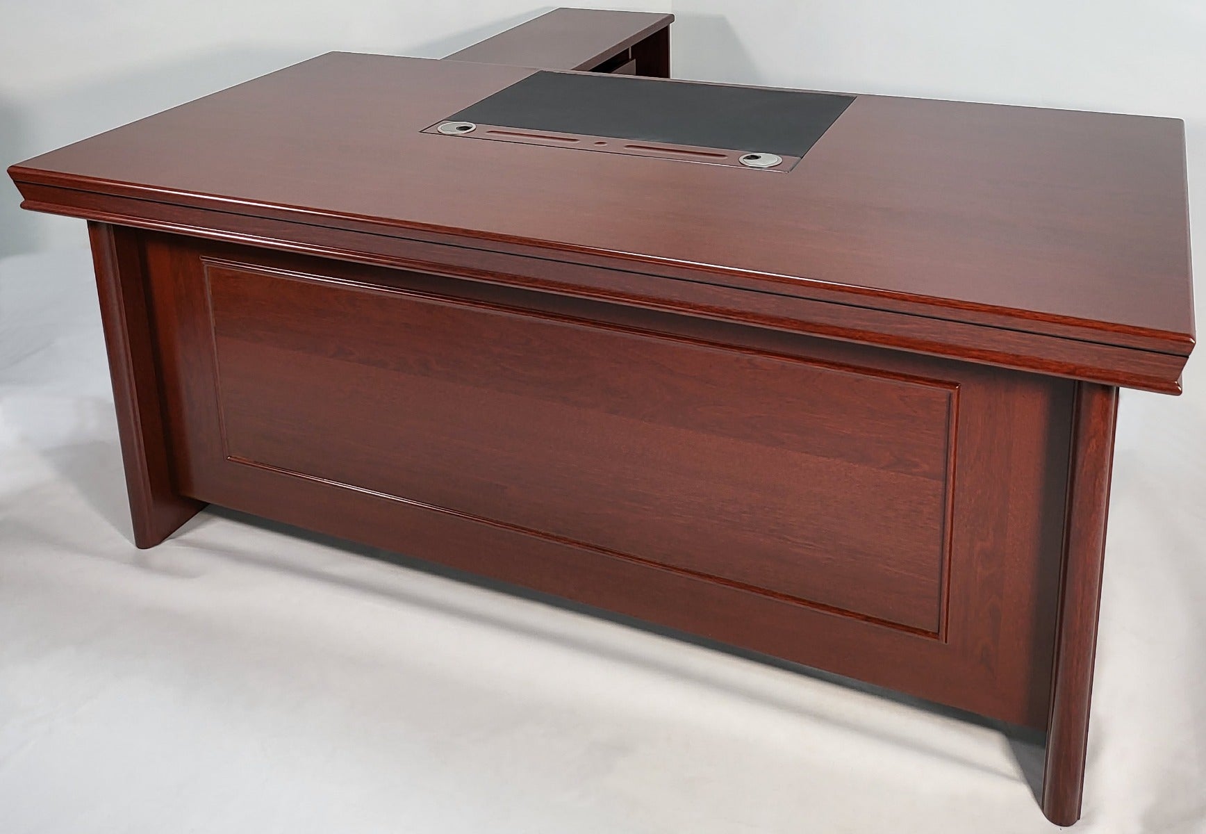 Specialising In Mahogany Executive Office Desk with Pedestal and Return - 1800mm - 1830 UK