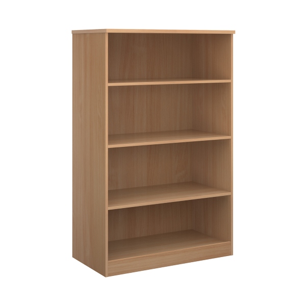 Deluxe Bookcase with 3 Shelves - Beech