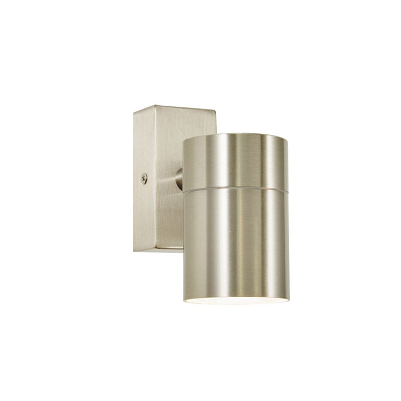 Forum Leto Wall Light GU10 Up or Down Stainless Steel