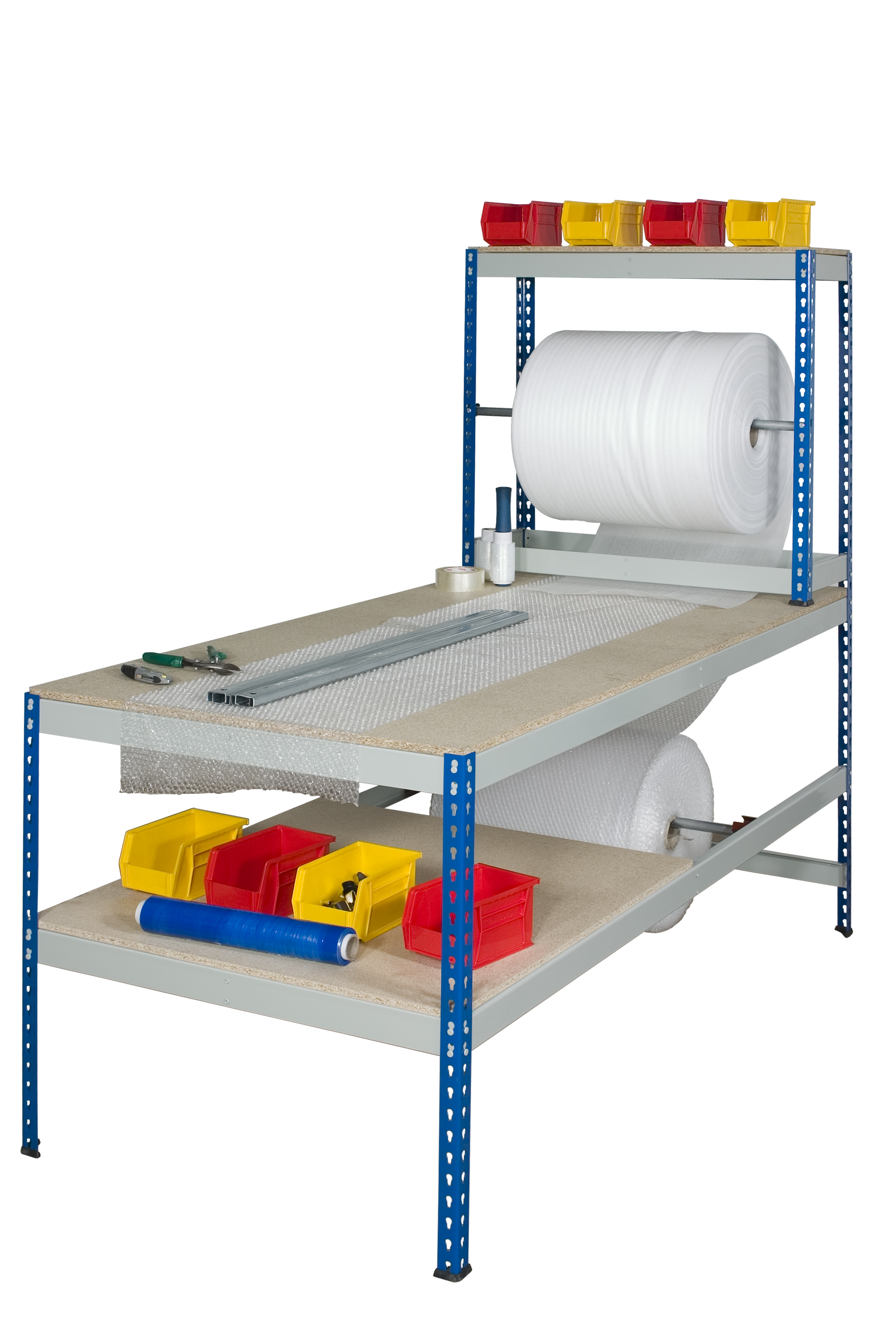 Rivet Racking Style Packing Benches