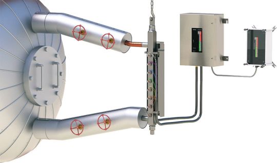 Electronic Gauging System For Steam Drum Level Measurement