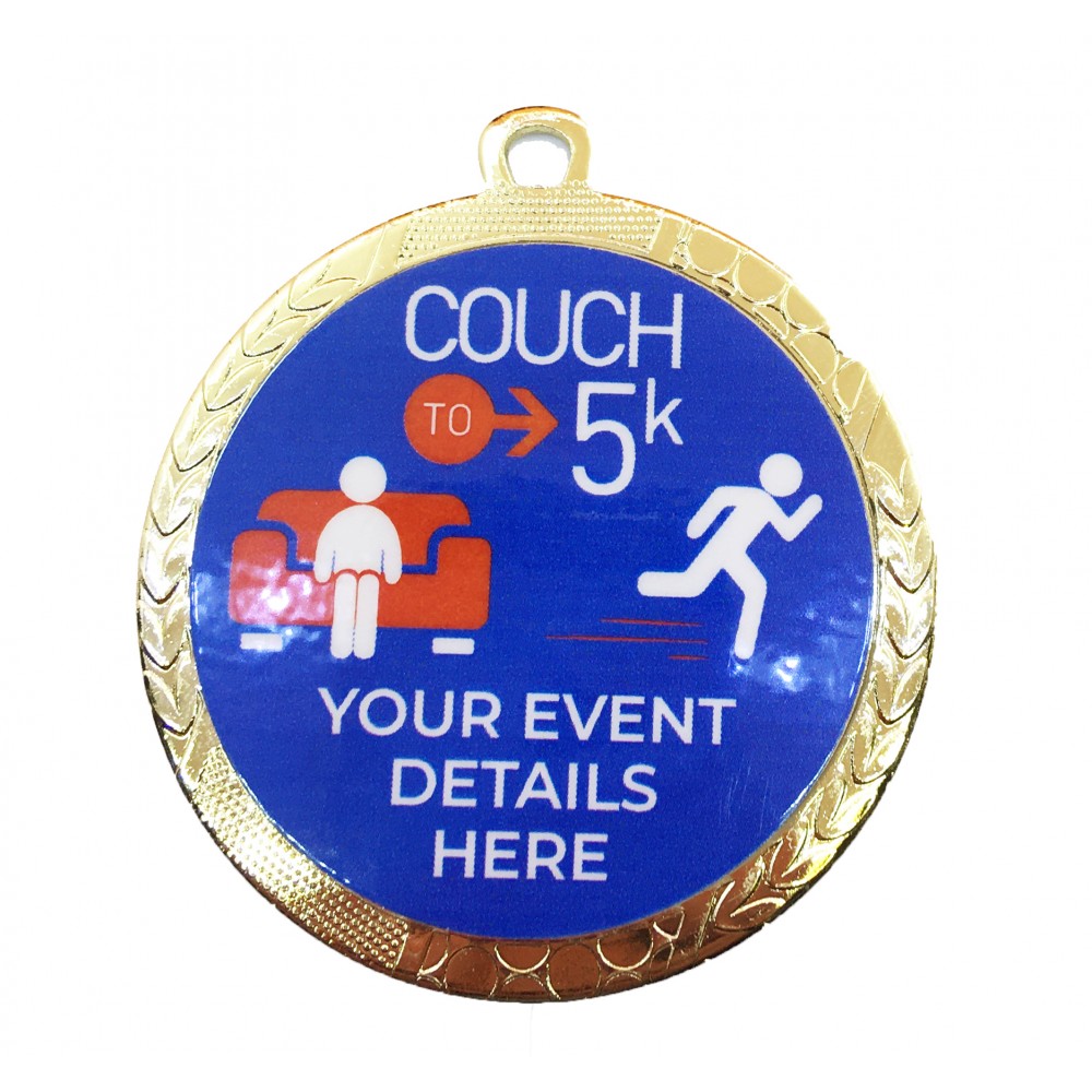 Suppliers Of Couch to 5k Running Medal - 60mm Hertfordshire