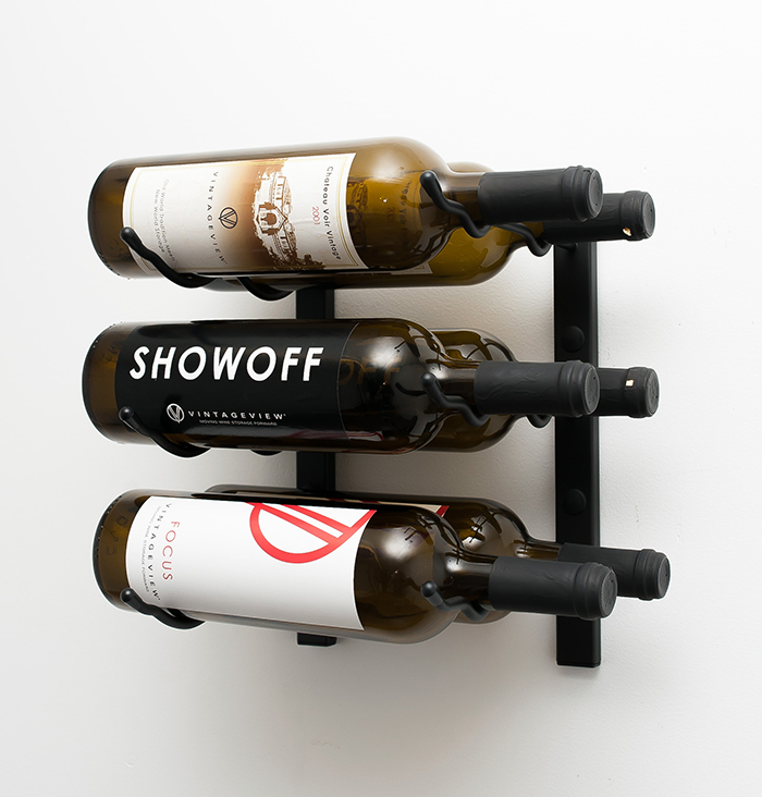 Wall Mounted Wine Rack 6 bottles
