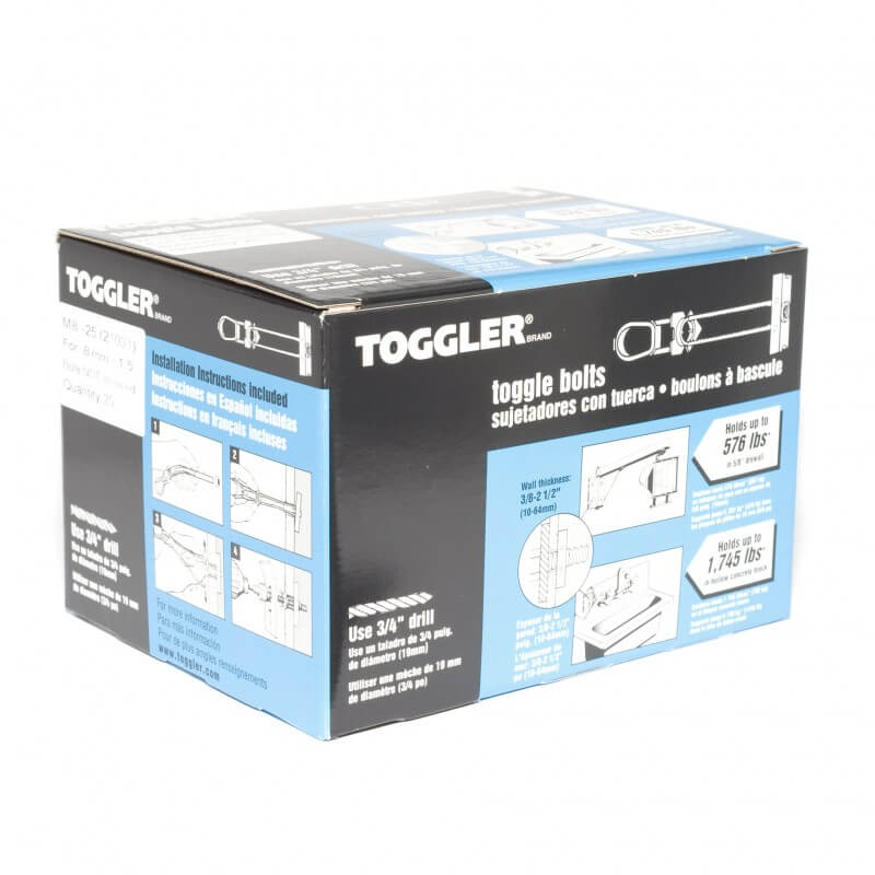 TOGGLER� BM8 M8 Snaptoggle Only (Box of 25)