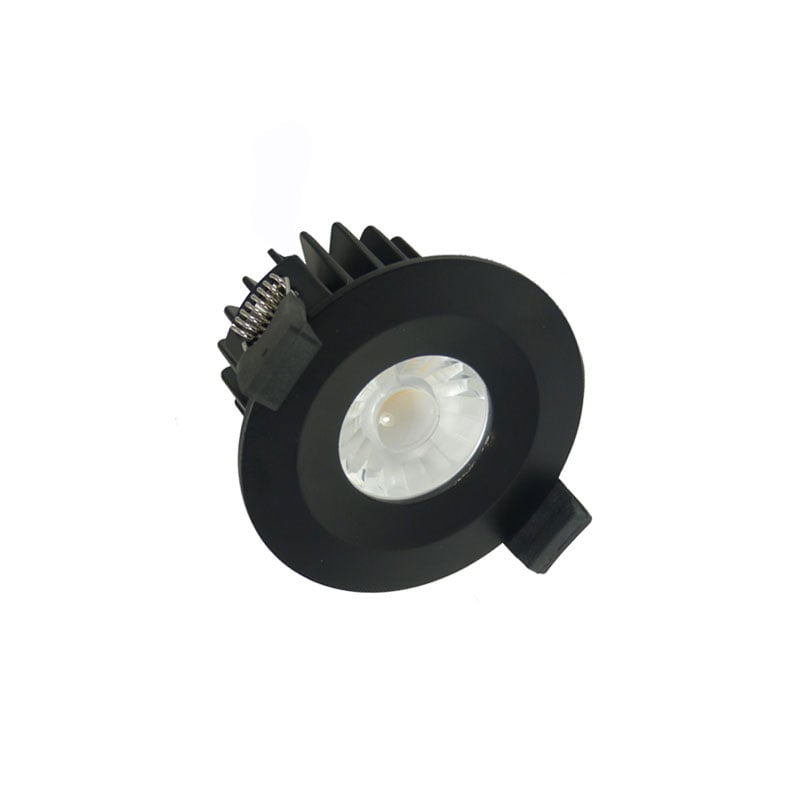 Integral Low Profile 6W Dimmable LED Downlight 4000K Black