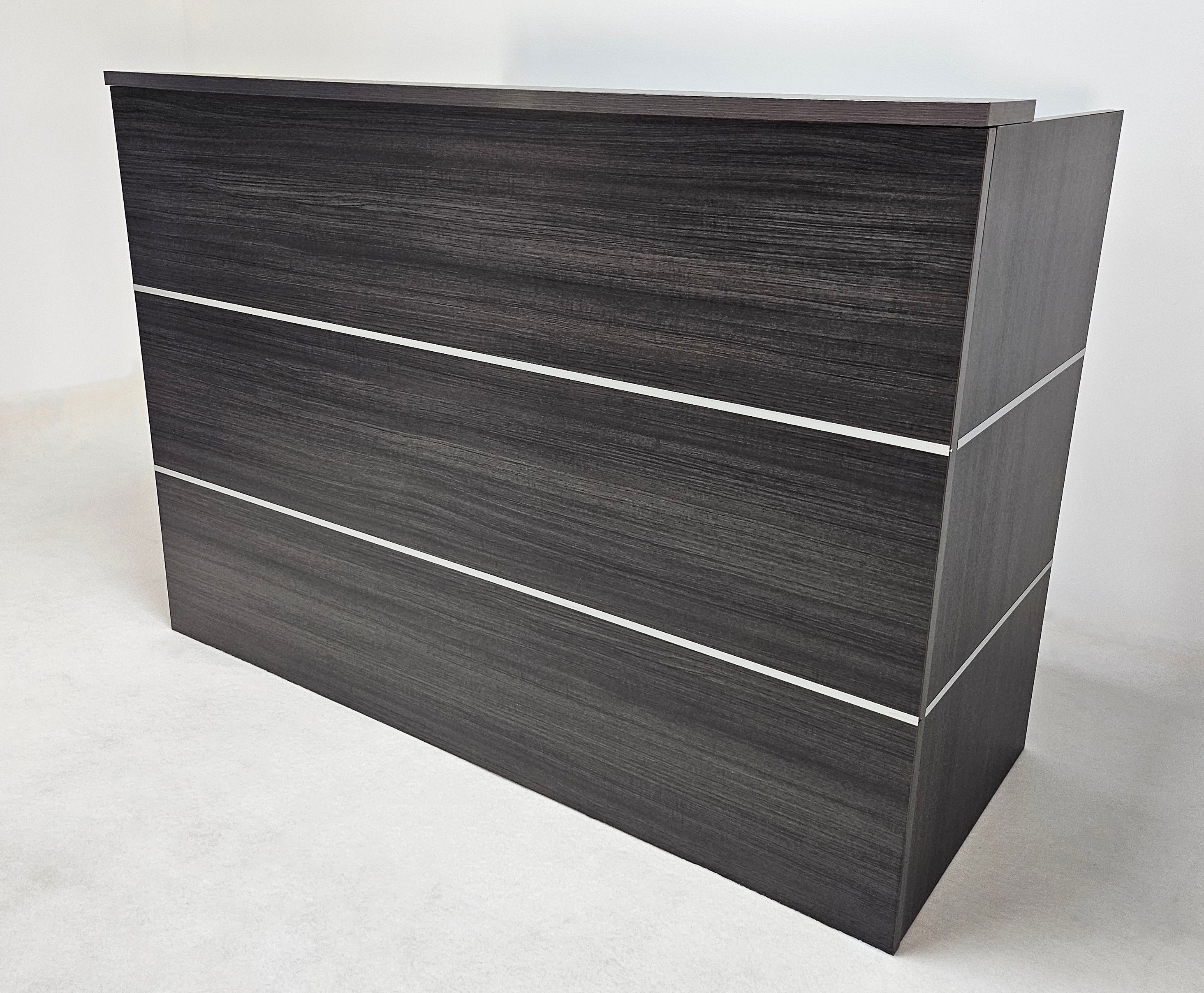 Suppliers Of Modern Grey Oak Reception Counter - 1600mm UK