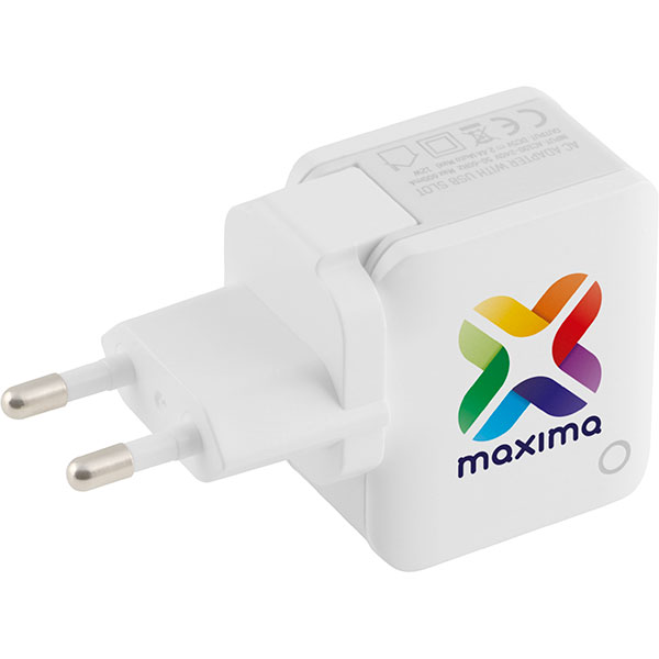 World USB Travel Adaptor - Full Colour