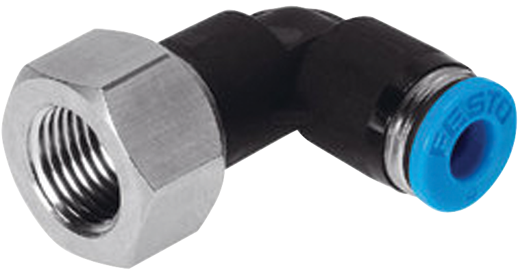 FESTO QSLF 360&#176; Swivel Elbow BSPP Female with External Hex Sold in Qtys of 10