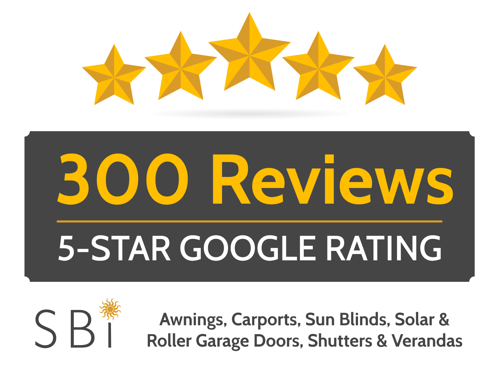 We Just Passed 300 Google Reviews!