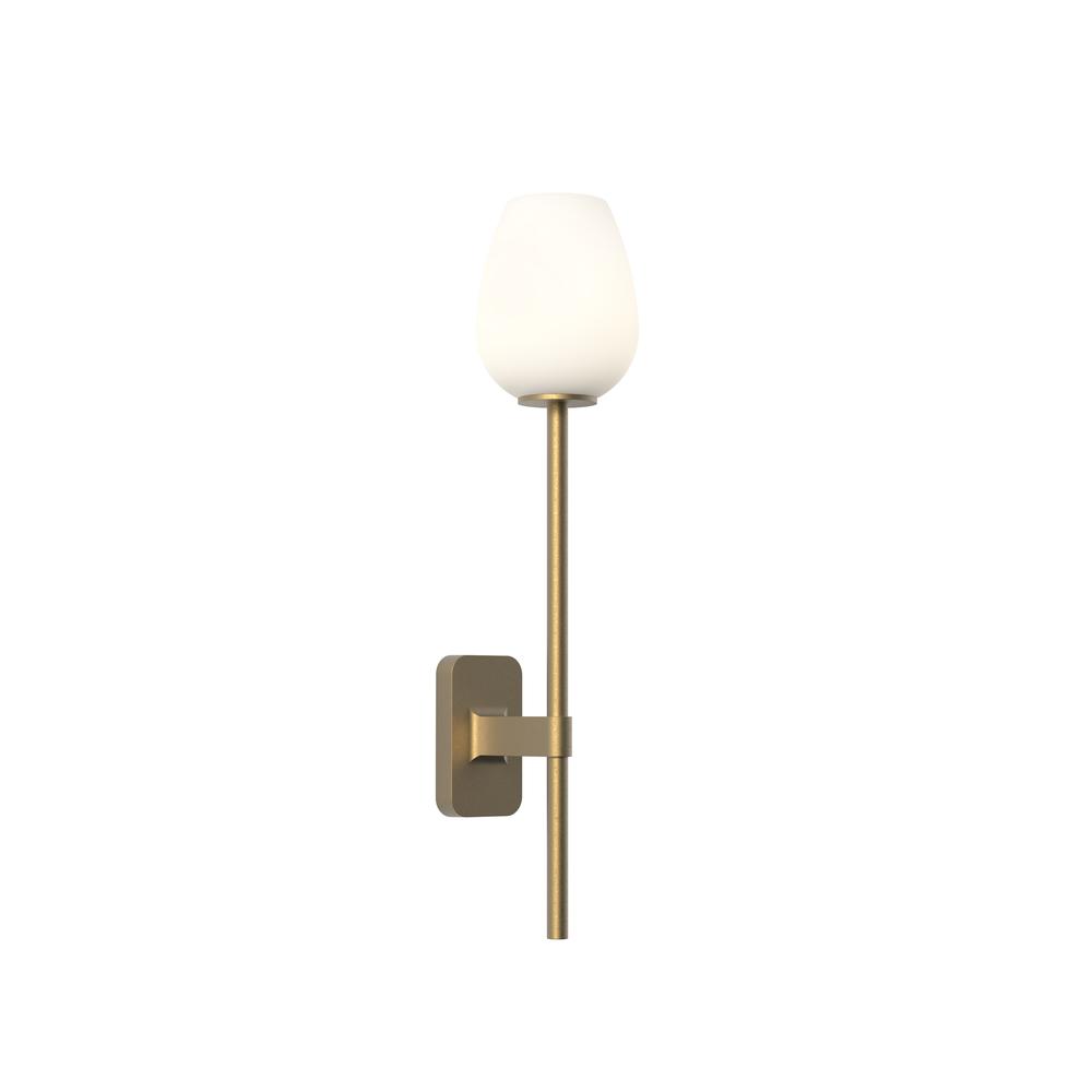 Astro Tacoma Single Grande Antique Brass Wall Light