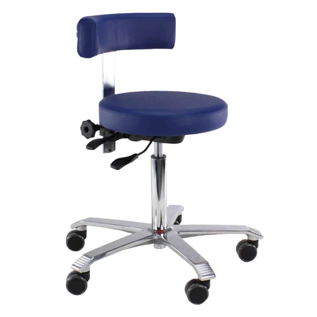 Medical Stool with Wraparound Backrest