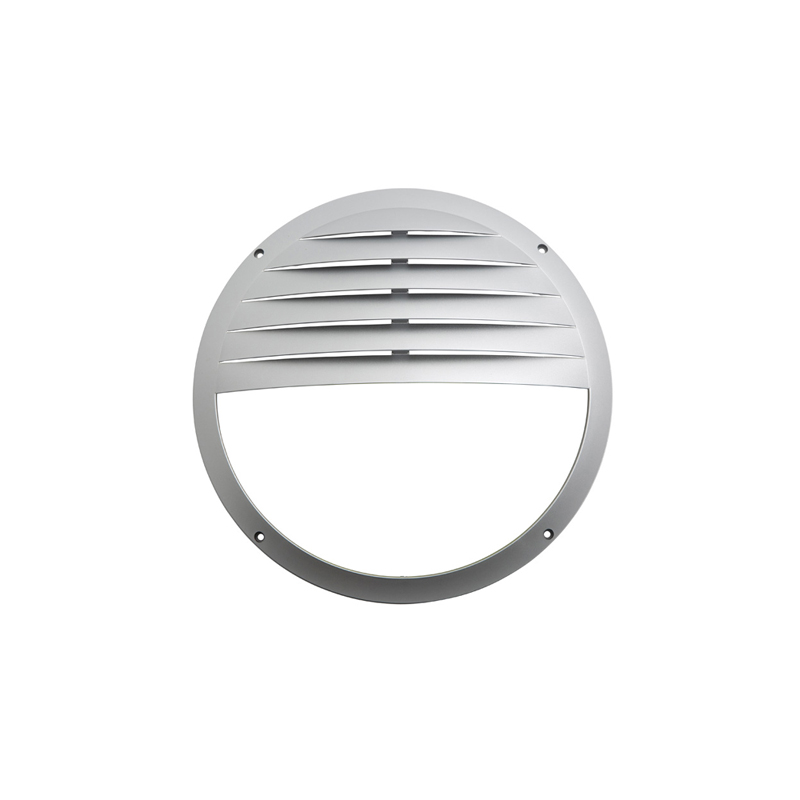 Ansell Vision Ceiling/Wall Light Louvered Trim Silver Grey