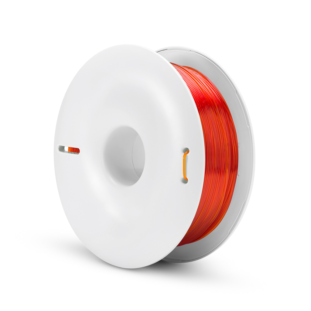 fiberlogy PET-G Translucent Orange coloured 1.75mm 850gms Spool 3D printing filament