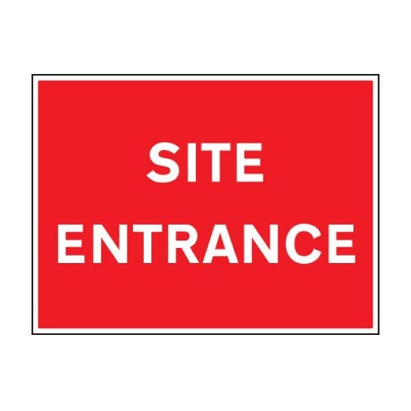 Site Entrance - Rigid Plastic
