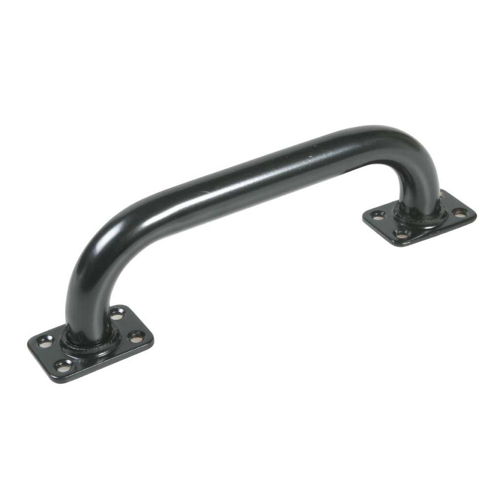 Tubular Handle - Black Flanged 20mm 