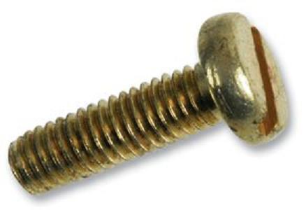4mm x 16mm PAN Slot Brass Machine Screw (50)
[CP- PSB4x16]