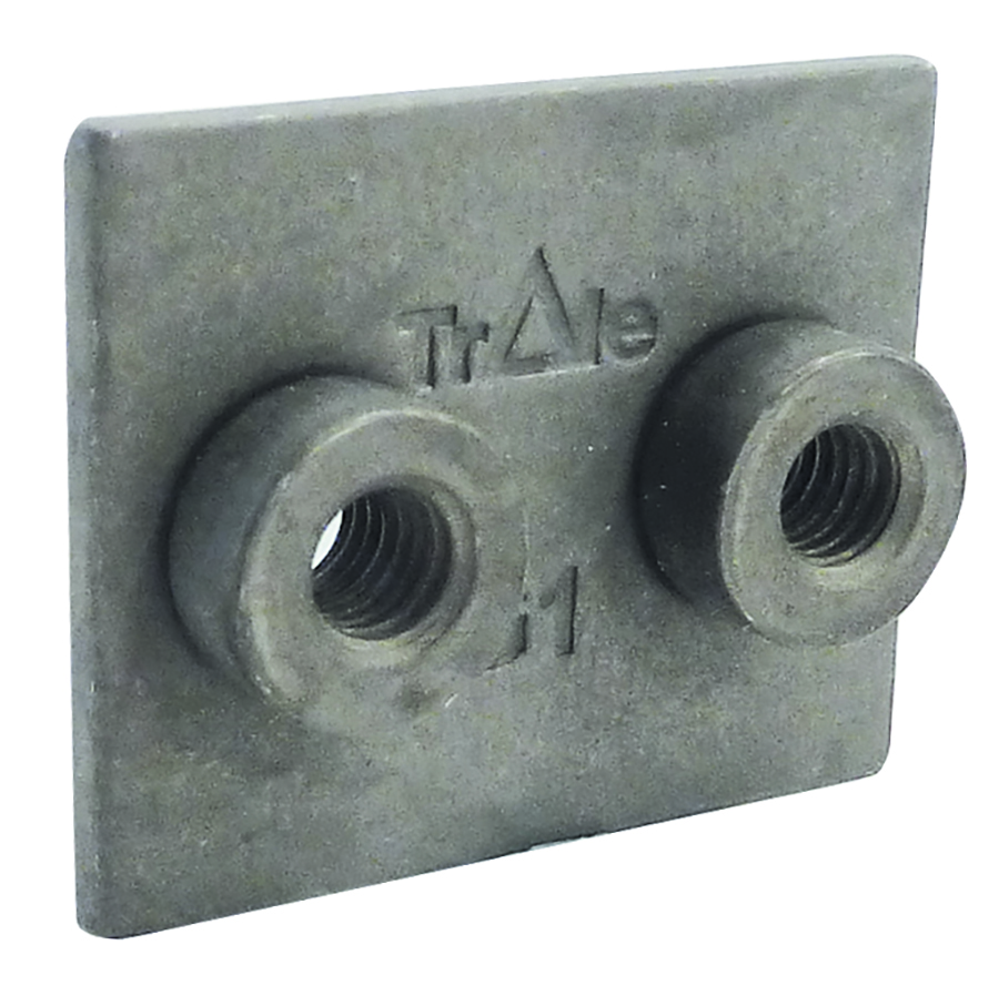 PARKAIR Lower Plate for Single & Reinforced Clamps &#45; Carbon Steel
