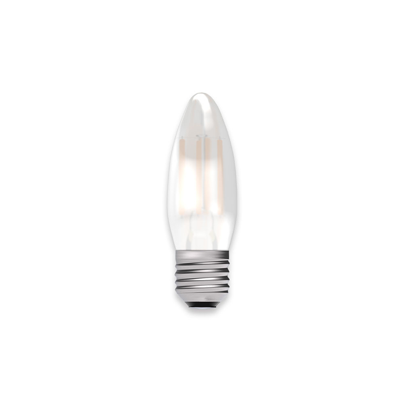 Bell Dimmable Satin LED Filament Candle E27 2700K 3.3W