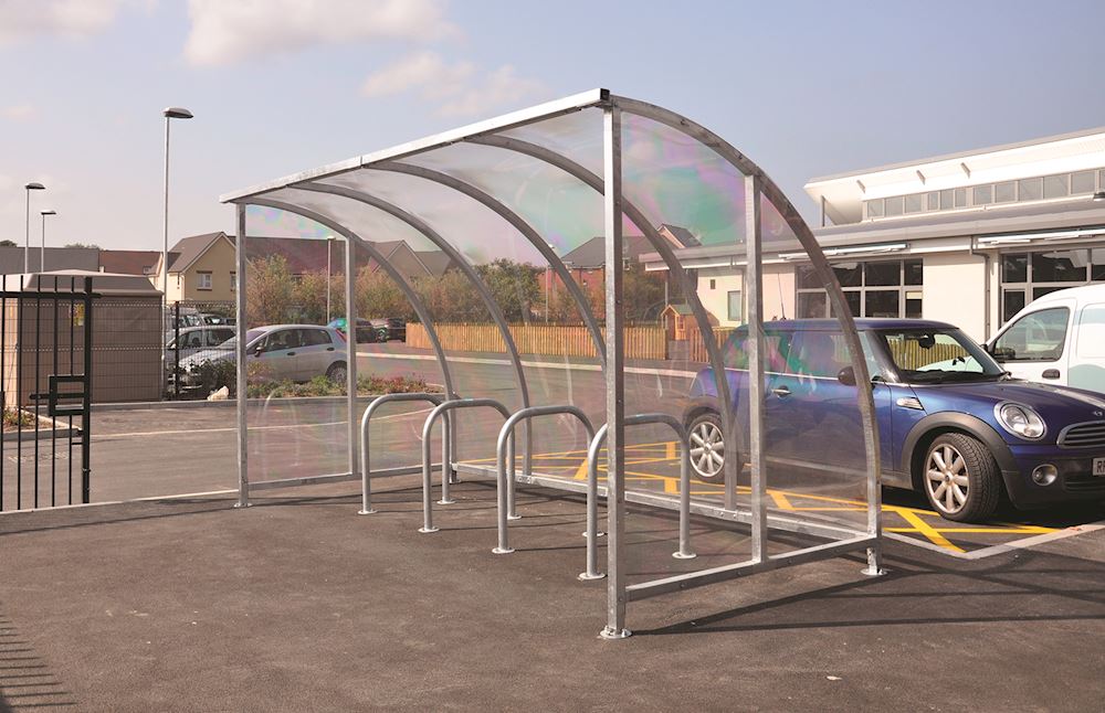 Kenilworth Cycle Shelter - Coloured