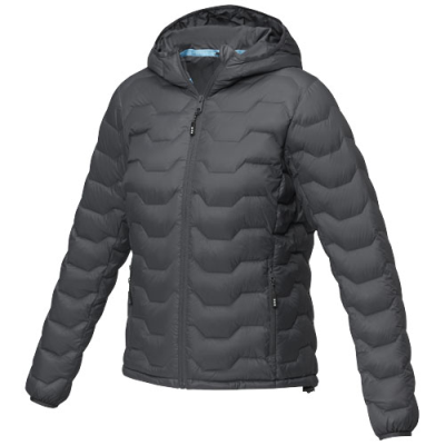 PETALITE LADIES GRS RECYCLED THERMAL INSULATED DOWN JACKET in Storm Grey.