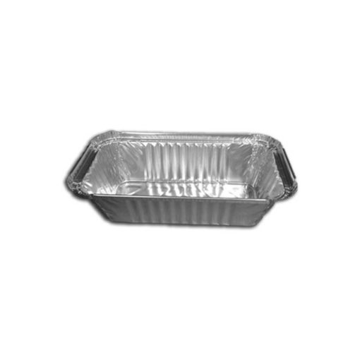 Rectangular Foil Container 8'' x 4'' x 2'' - 324 (No. 6a) cased 500 For Hospitality Industry