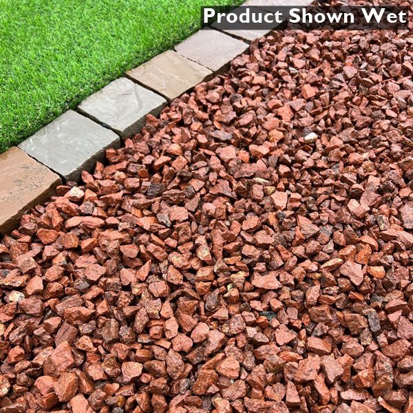 20mm Red Granite Chippings