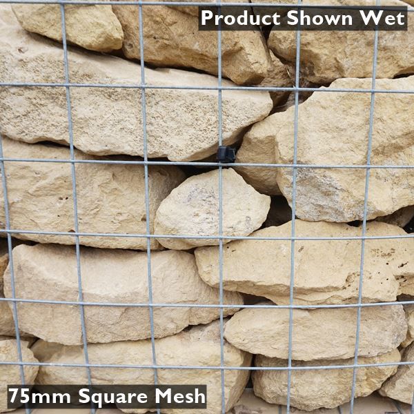 Harvest Buff Gabion Stone