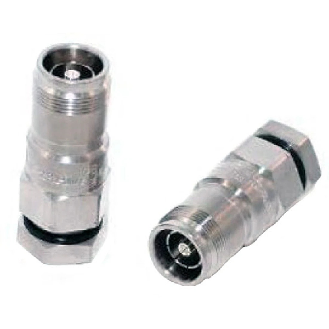 43F-LCF12-D01  4.3-10 Female Straight Connector for 1/2" Coaxial Cable, OMNI FIT Premium, Polymer claw and compression sealing