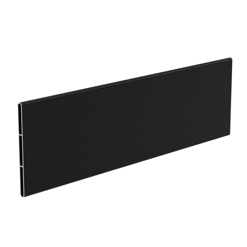 1825mm Louvre Fence Board RAL 9005 Black Sand Matt (120 x 8mm) 