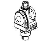 Axial geared-up driven tool for Sub-spindle - Ratio 1:3 H&#61;90mm