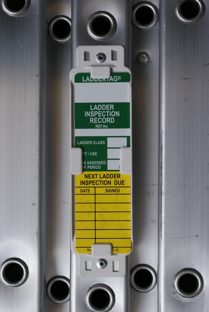 Ladder Inspection Tag