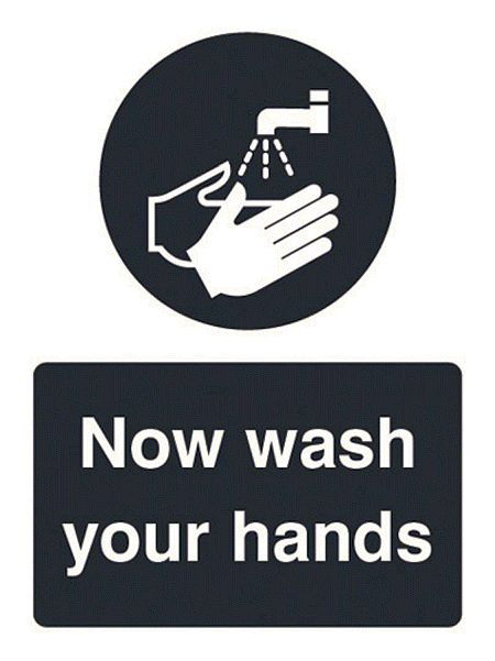 Now wash your hands