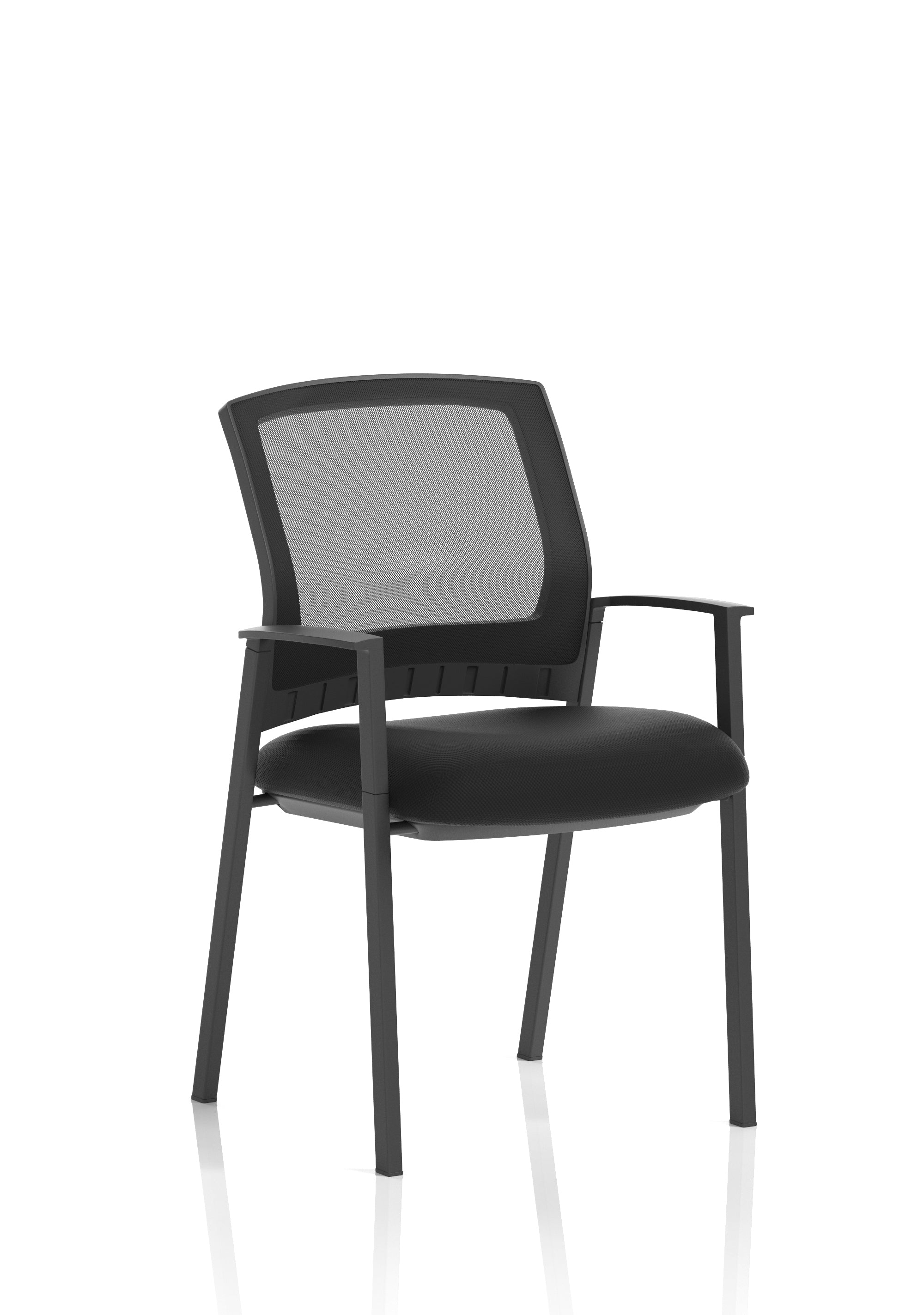 Suppliers Of Metro Medium Mesh Back Stacking Visitor Chair with Fixed Arms - Available in 20 Colour Choices UK