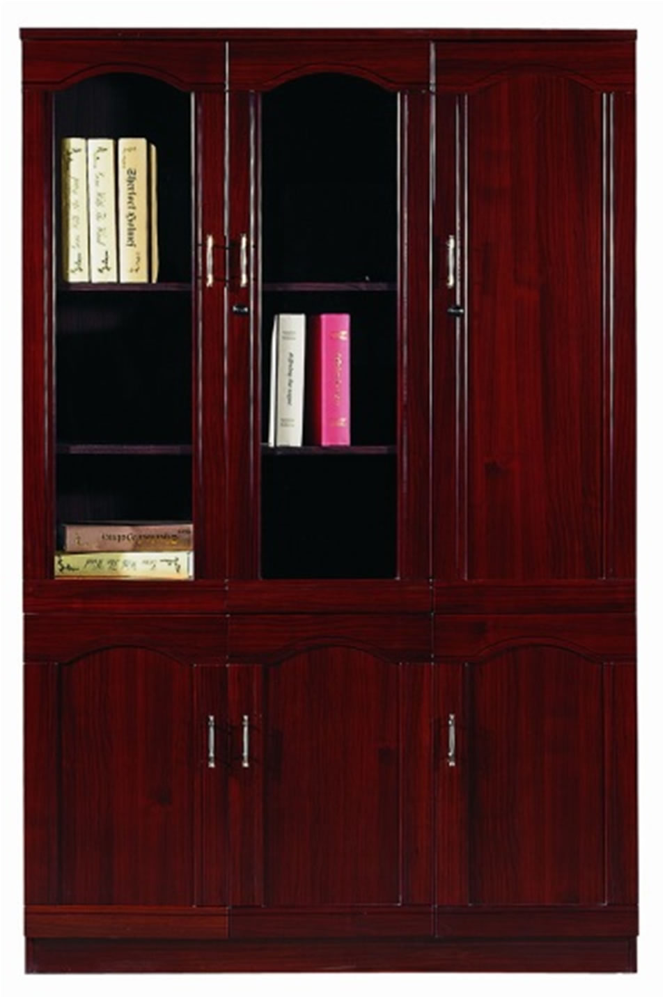 Providers Of Executive Mahogany Three Door Bookcase - 180A-3DR North Yorkshire